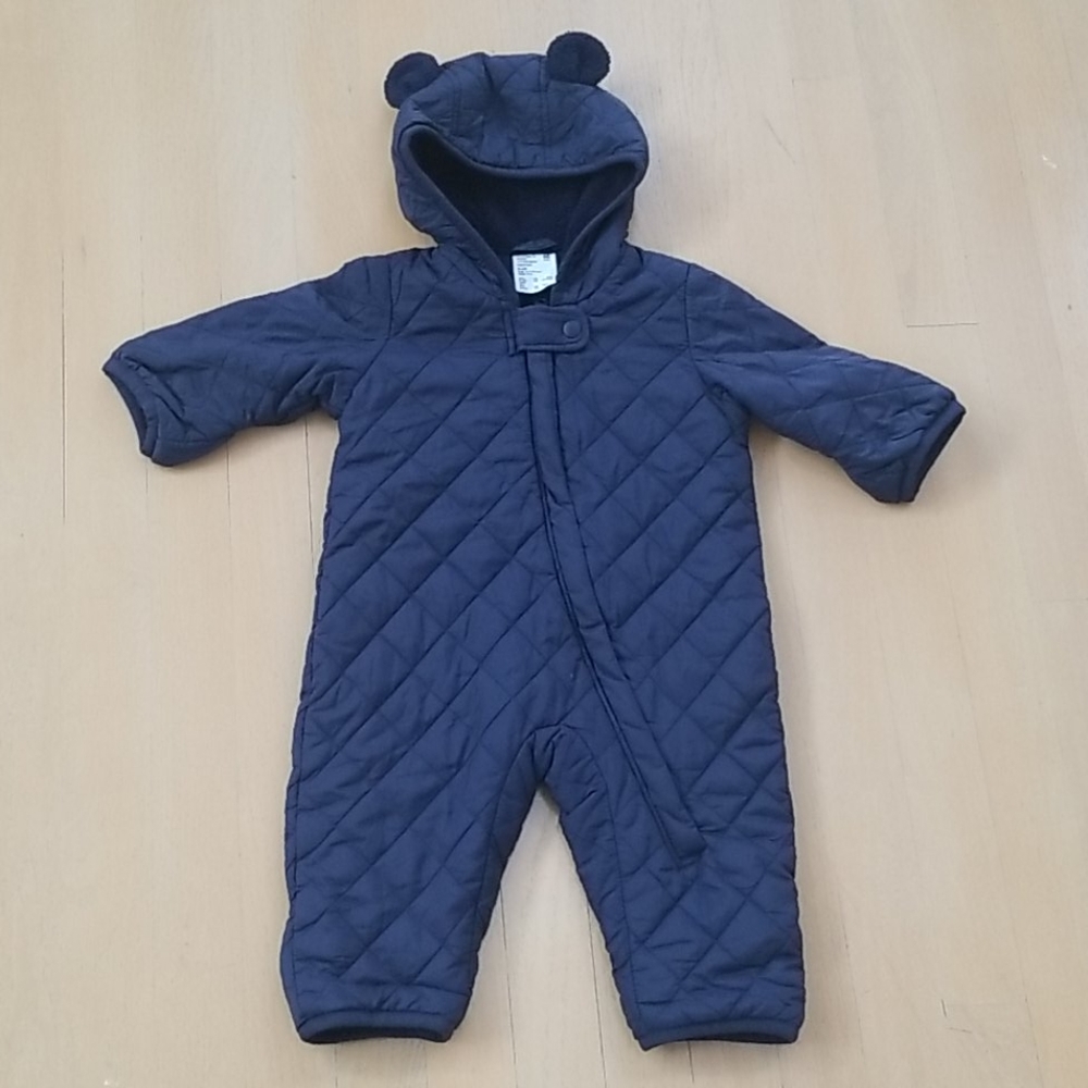 NWOT Uniqlo Quilted Baby Bear Bunting